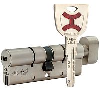 Циліндр CISA AP4 S 90T (45*45T) нікель матовий 5 ключів